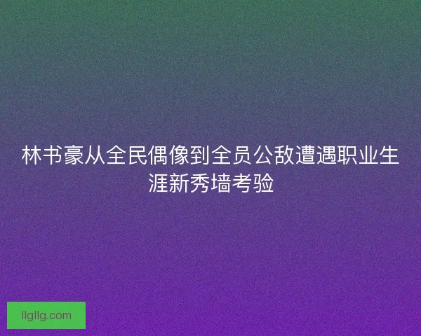 林书豪从全民偶像到全员公敌遭遇职业生涯新秀墙考验
